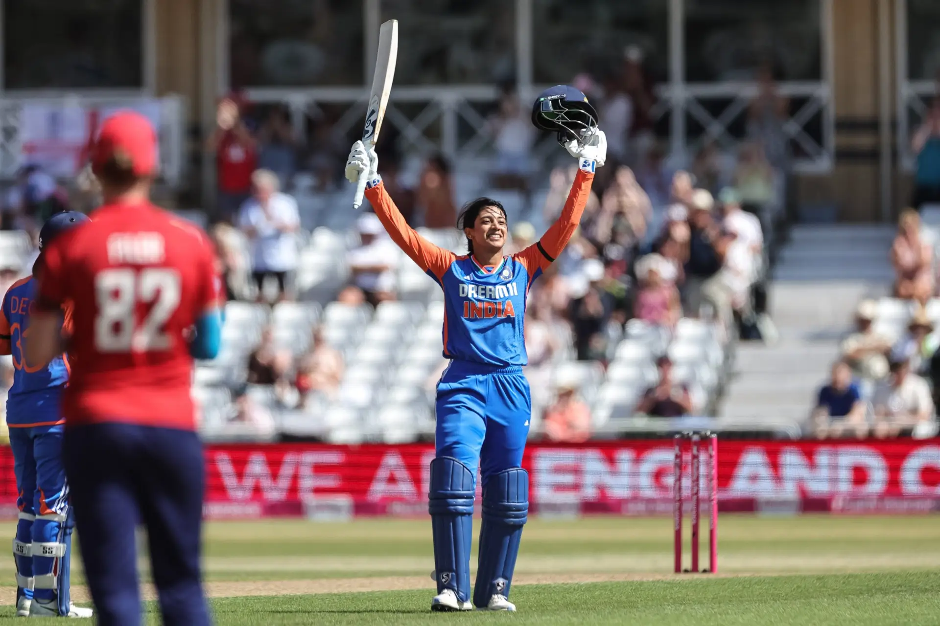 Smriti Mandhana scores a century in T20 International against England