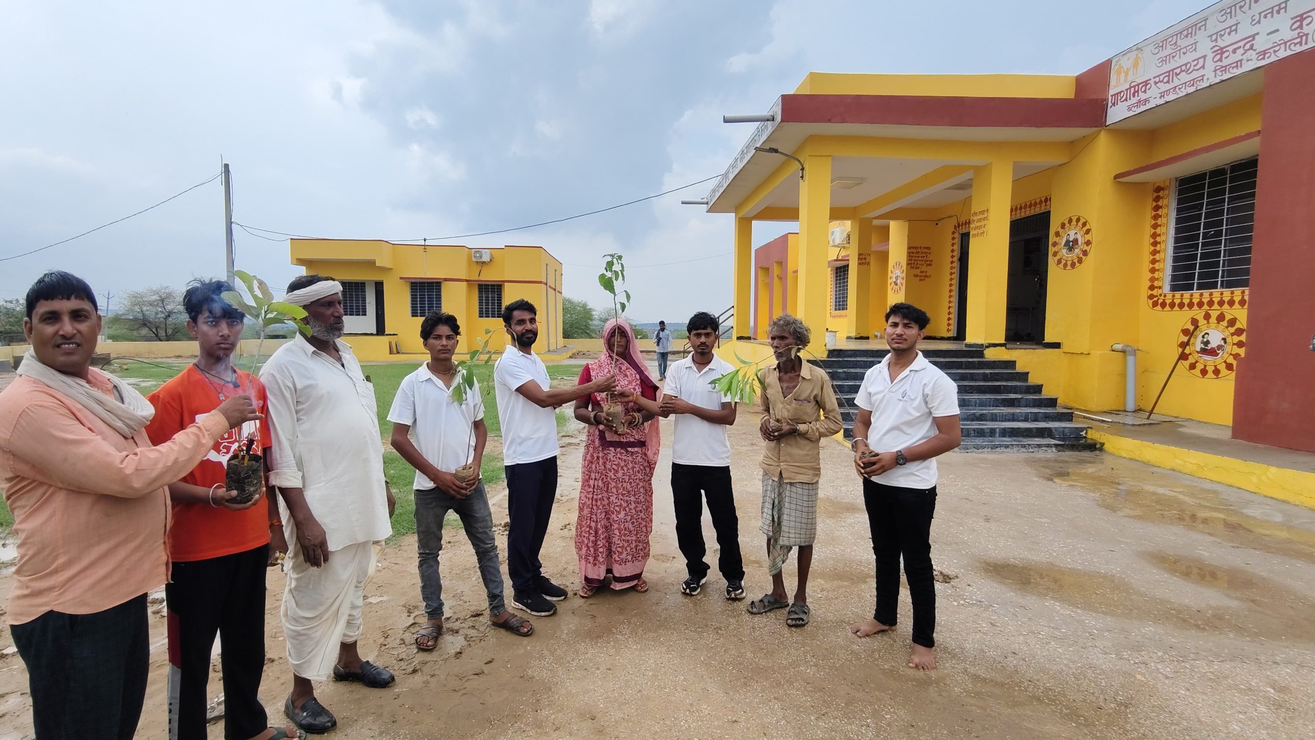 Social worker Kamlesh Ghunawat spreads message of service and environmental conservation by donating blood and planting 101 trees on his 23rd birthday