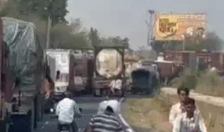 Woman Killed in Jaipur-Delhi Expressway Truck Crash; Police Accused of Extortion