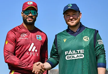 West Indies Thrash Ireland by 62 Runs; Evin Lewis’s 91 Lights Up Bready