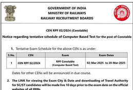 RRB RPF 2025: CBT Results Out, PET/PMT List and Scorecards Available
