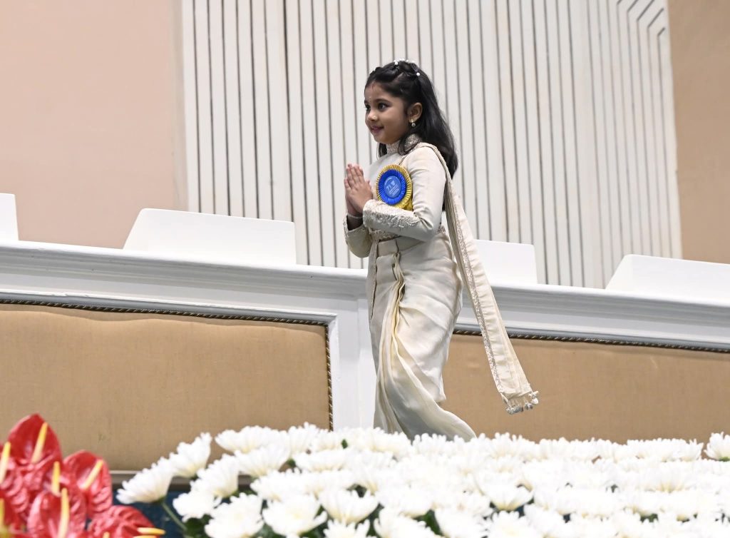 4-year-old Trisha Thosar created history by winning the Best Child Artist award at the National Film Awards held in Delhi.