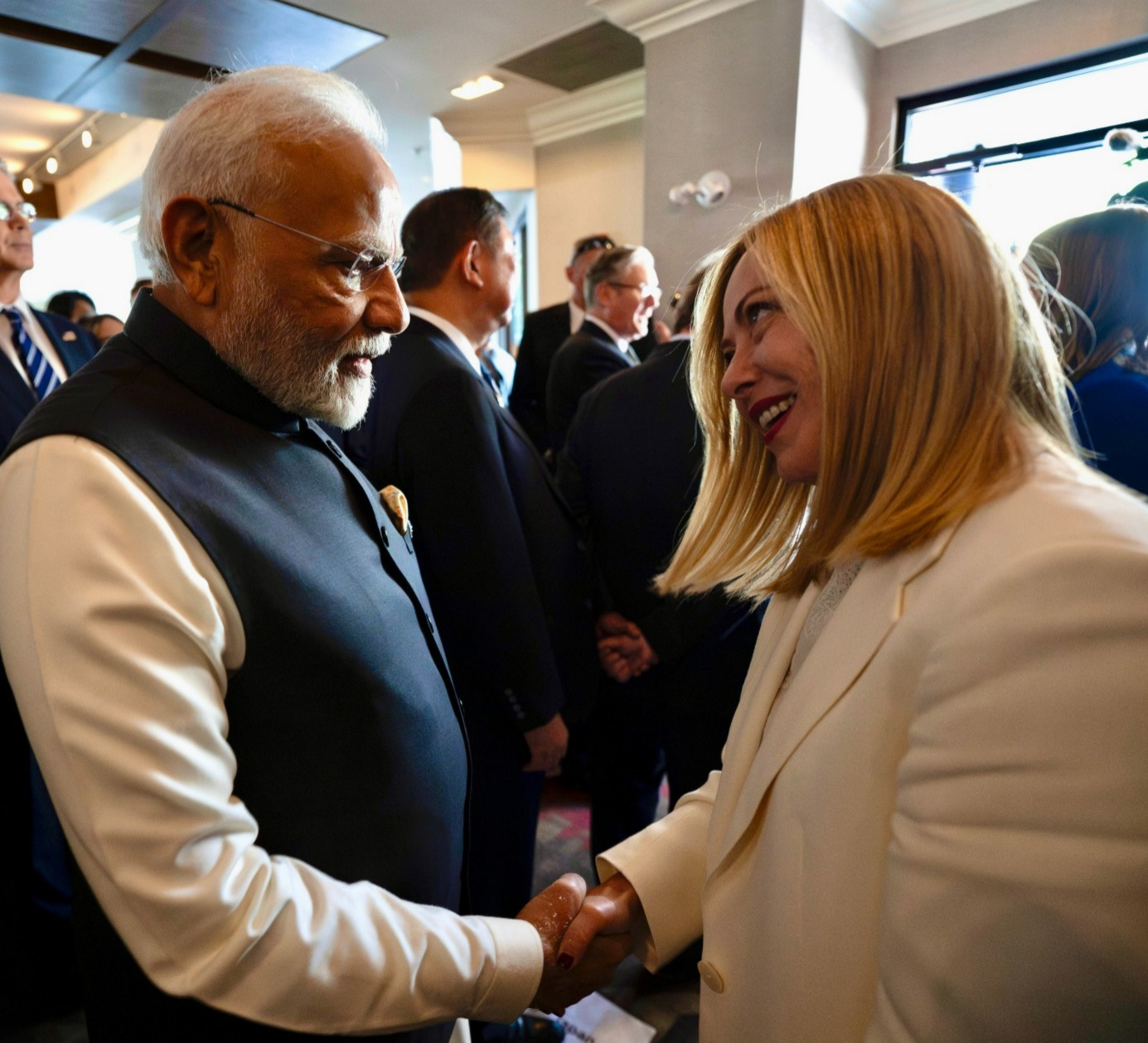 Italian PM Giorgia Meloni praises India’s role in global peace
