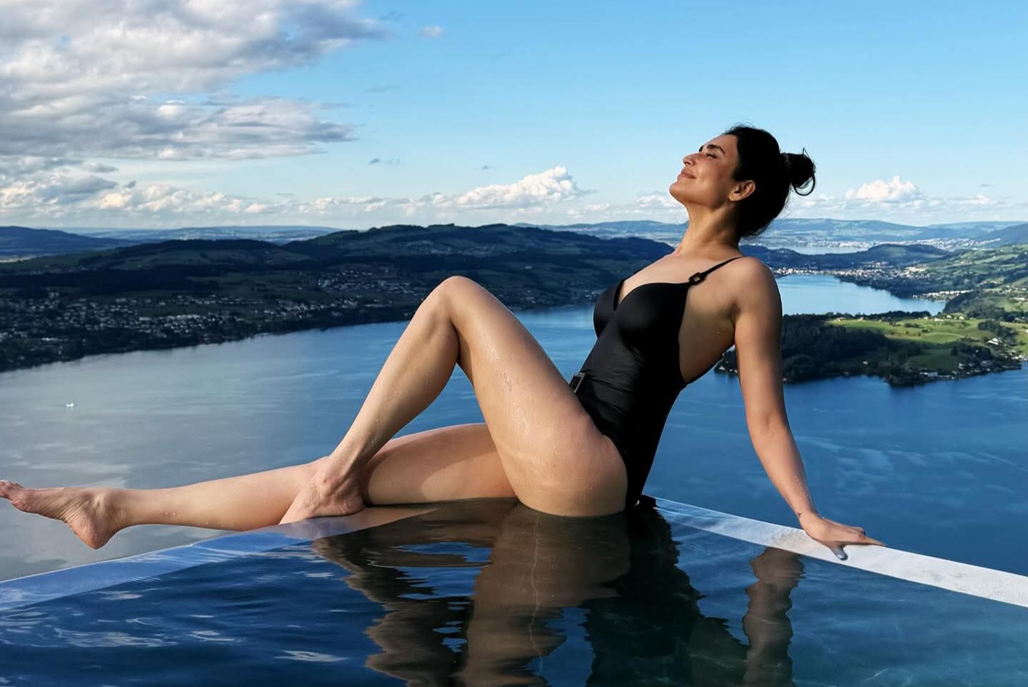 Karishma Tanna adds glamour to the Bürgenstock resort in Switzerland