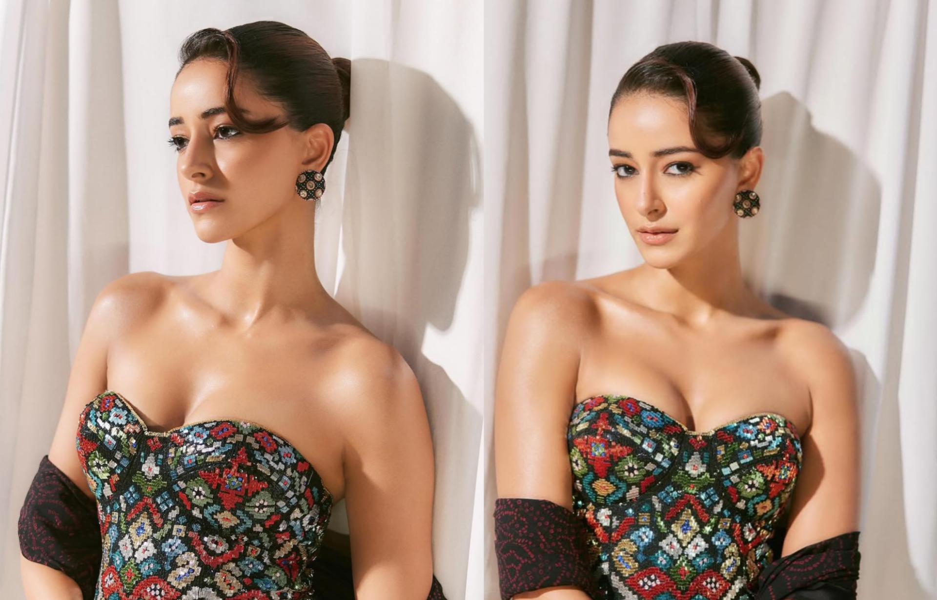 Ananya Panday Stuns in a Traditional yet Modern Look at the 70th Filmfare Awards