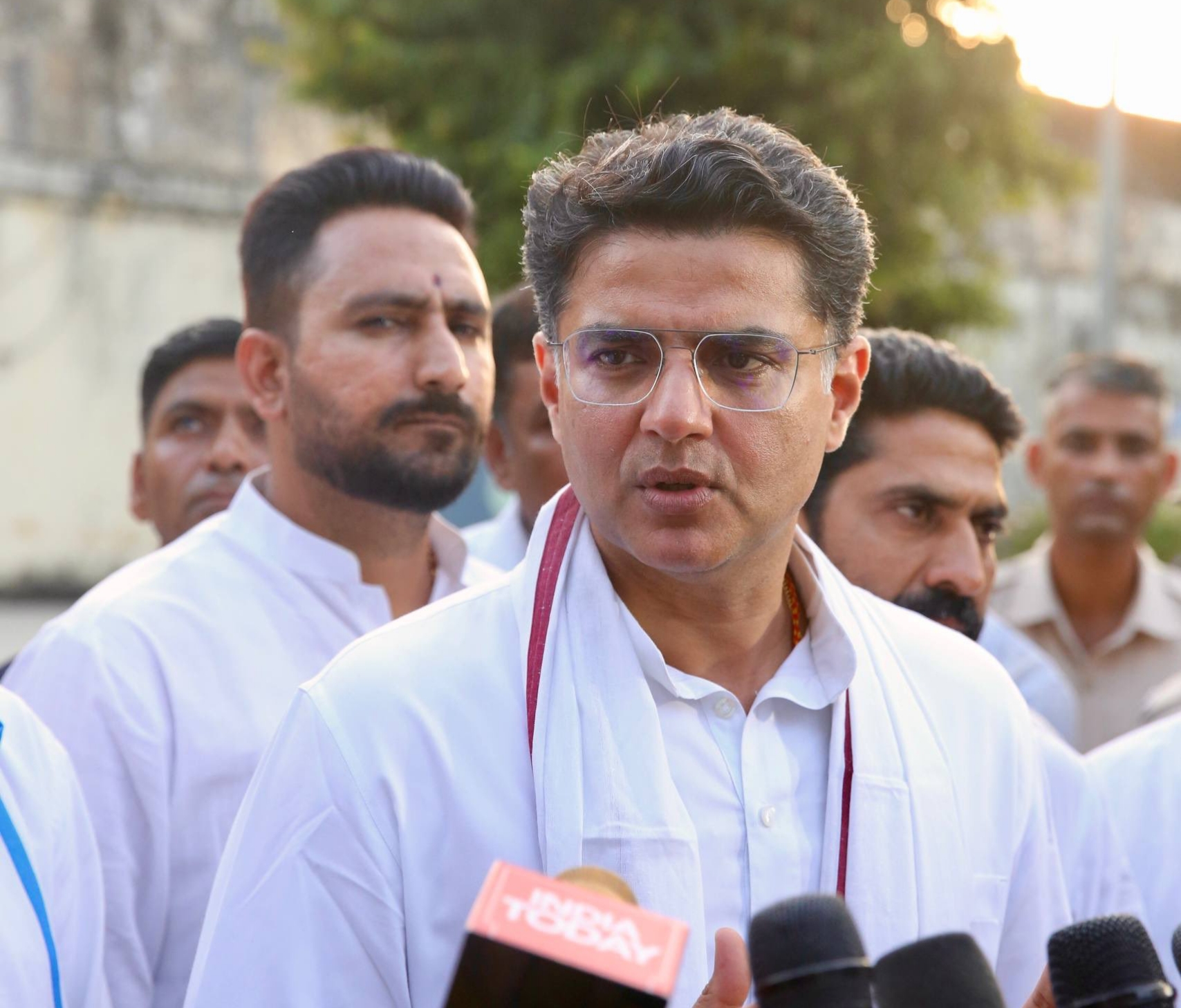 Sachin Pilot was denied permission to meet Vinod Jakhar in Jaipur jail.
