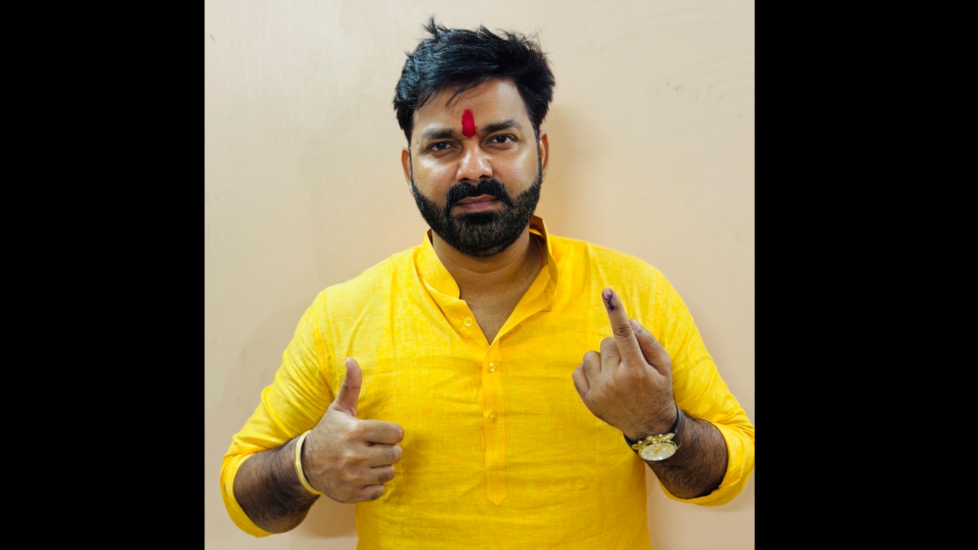 Bihar Election 2025: Bhojpuri star Pawan Singh casts his vote in his native village