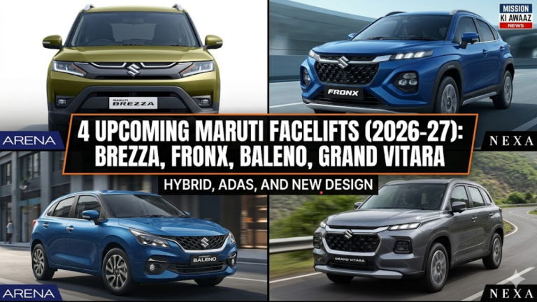 Upcoming Maruti Suzuki Cars 2026-27 Facelifts India