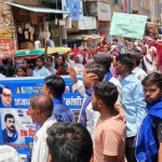 Protests Erupt in Jaunpur After Dr. B.R. Ambedkar Statue Vandalized