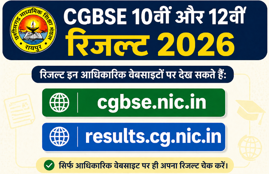 CGBSE Result 2026