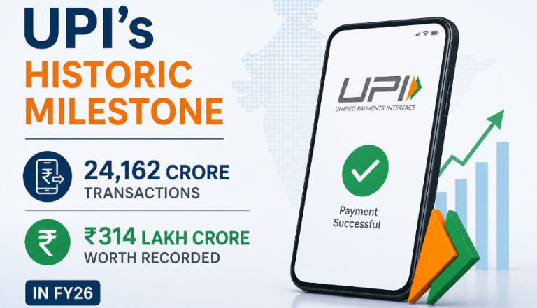 UPI Record Transactions FY26