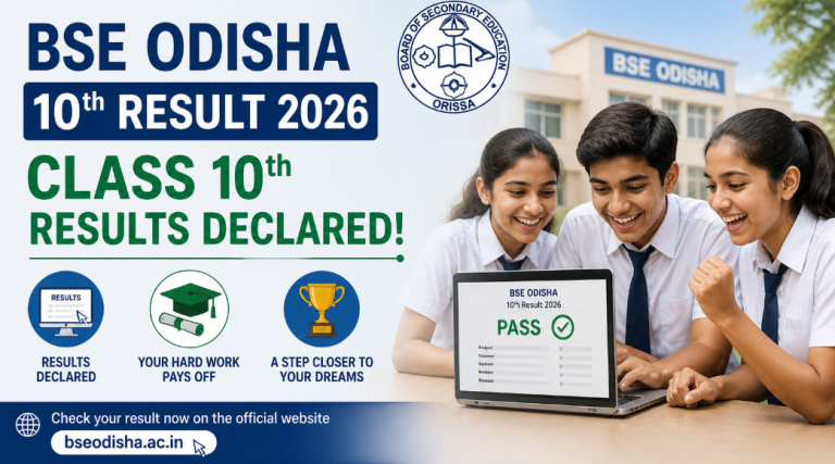 BSE Odisha 10th Result 2026