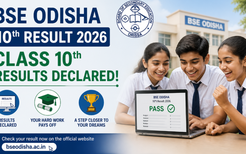 BSE Odisha 10th Result 2026