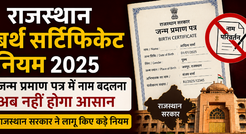 Rajasthan Birth Certificate Rules
