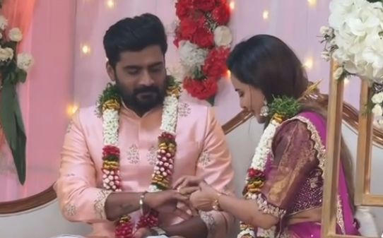 Ashu Reddy Engagement