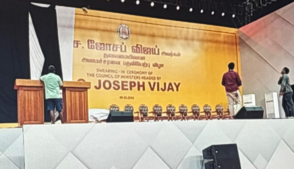 Joseph Vijay Tamil Nadu CM Swearing-in