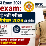 RPSC SI Exam 2021