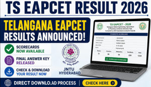 TS EAPCET Result 2026 Out