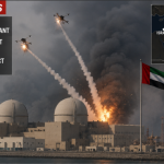 UAE Nuclear Plant Drone Strike AI Created Image