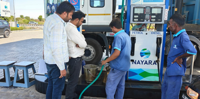 Rajasthan Petrol Pump Raid