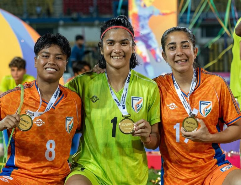 India Crowned SAFF Women’s Champions Again After Dominant 3-1 Win Over Bangladesh