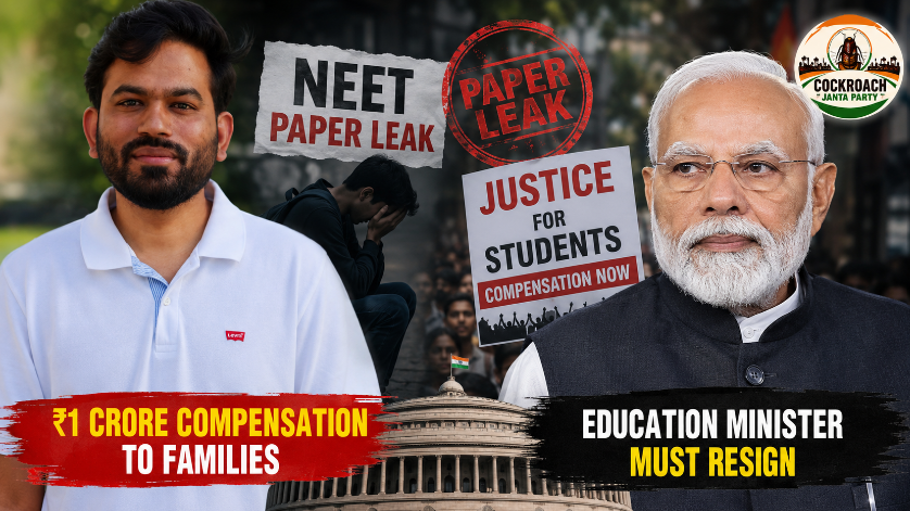 NEET paper leak controversy