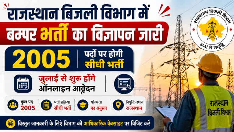 Rajasthan Electricity Board Recruitment 2026