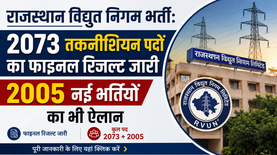 Rajasthan Vidyut Nigam Result