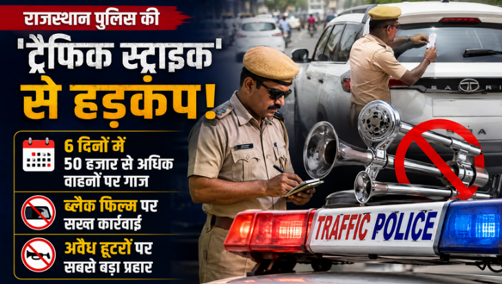 Rajasthan Police Traffic Strike 2026